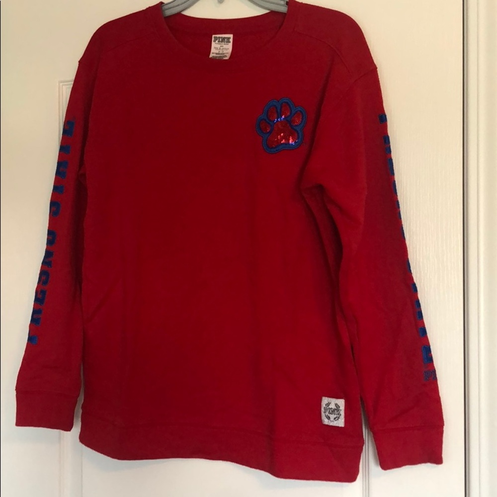 Pink sweatshirt, For Fresno state